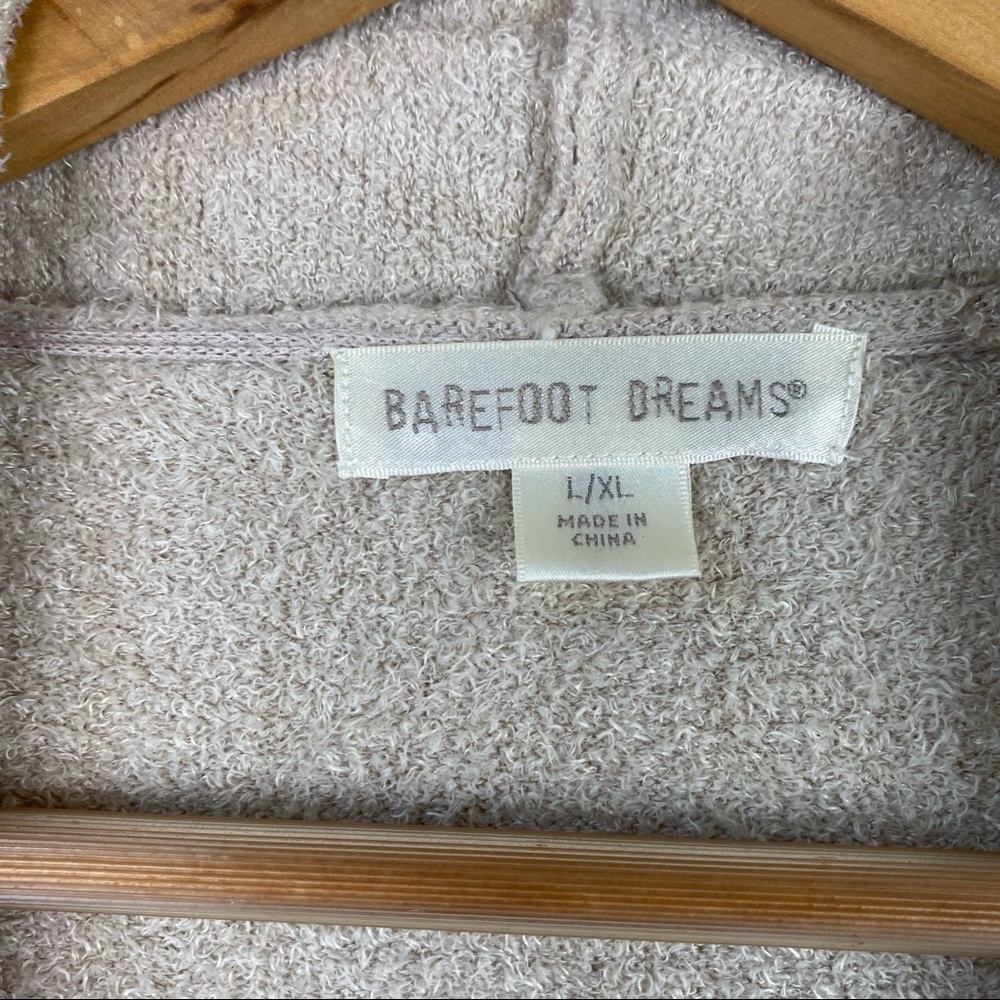 Barefoot Dreams Ombré Cozy Chic Draped Front Calypso Cardigan Sweater - Picture 4 of 8